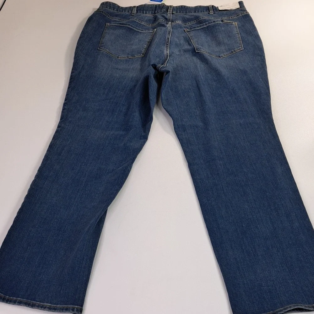 New Eddie Bauer Voyager High Rise Straight Sorbtek Blue Jeans Size 20W - Picture 11 of 17